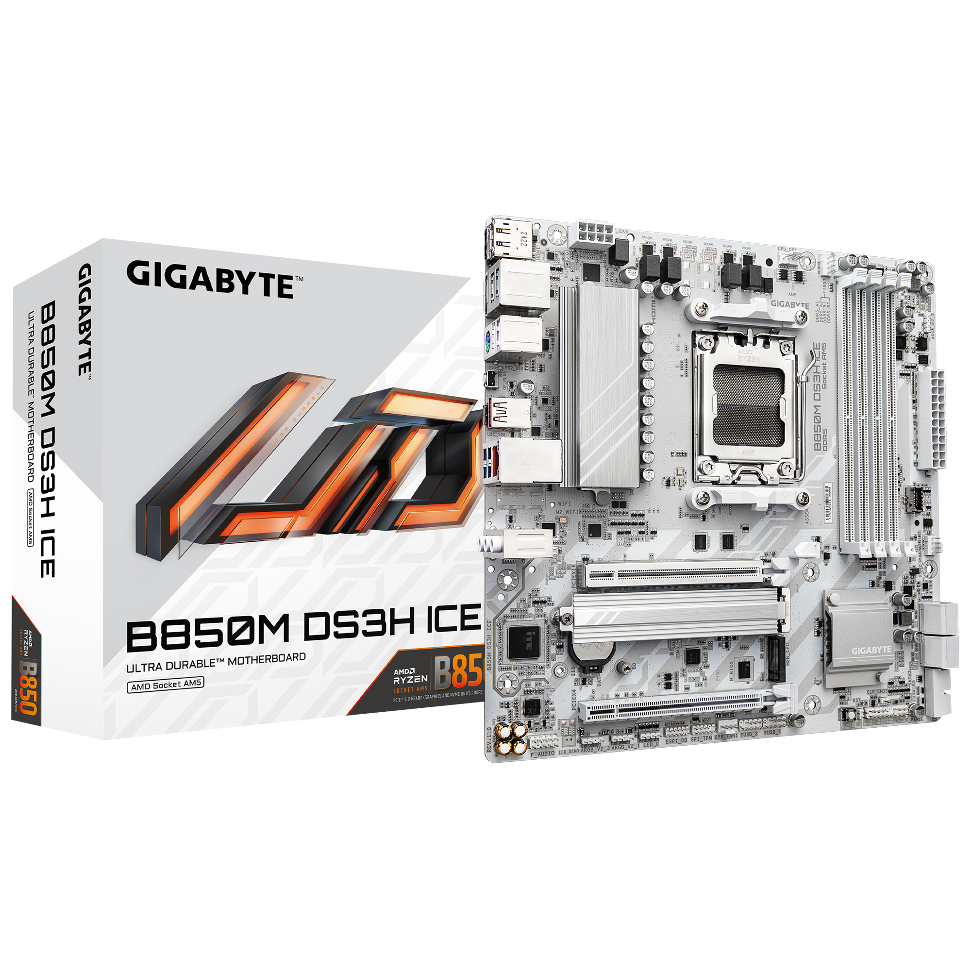 MOTHERBOARDS B850M DS3H ICE MOTHERBOARDS B850M DS3H ICE